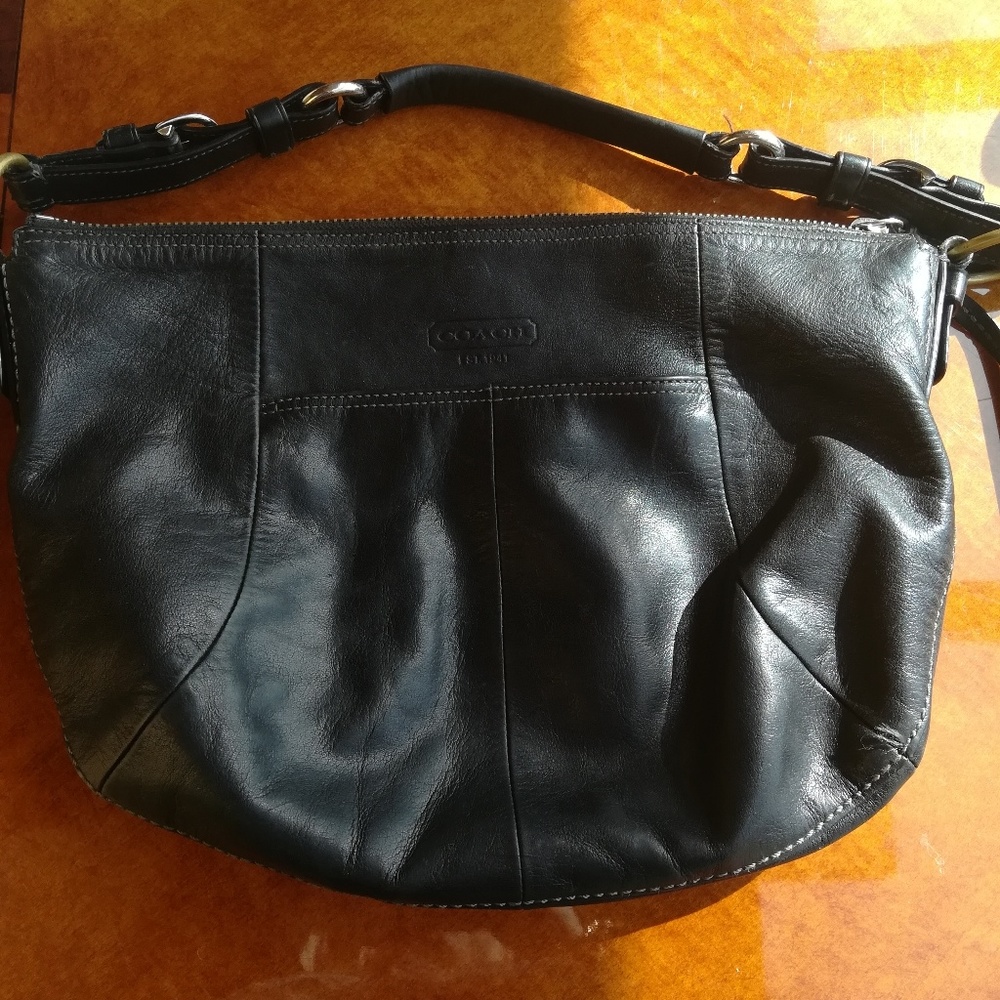 Vintage leather Coach Bag